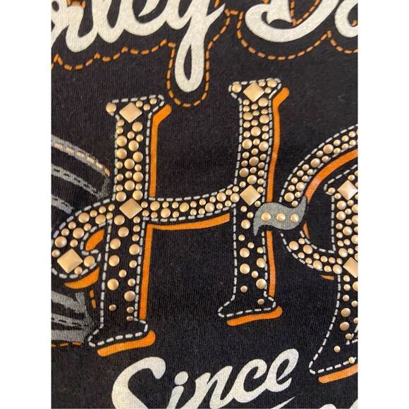 HD Harley Davison Wings Studs Large? scoop tshirt - Picture 6 of 8